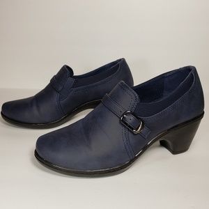 Navy Easy Street Comfort Wave 8W * Navy Loafer